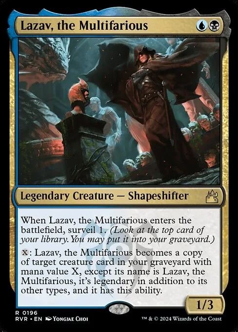 Lazav, the Multifarious · Ravnica Remastered 196/531