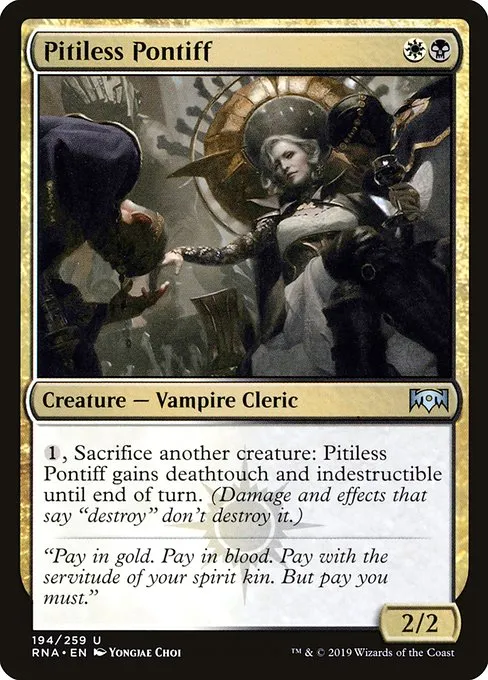 Pitiless Pontiff · Ravnica Allegiance 194/273