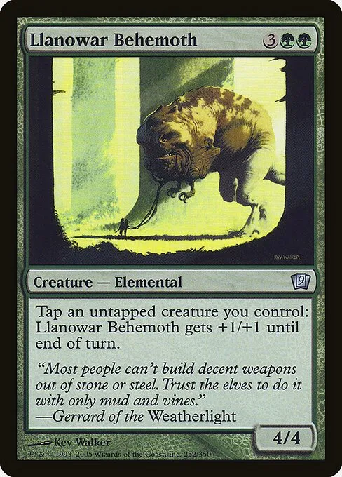 Llanowar Behemoth · Ninth Edition 252★/710