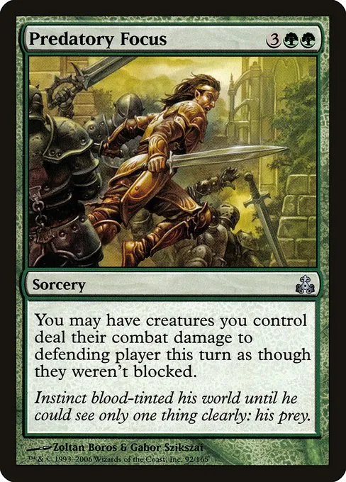 Predatory Focus · Guildpact 92/167