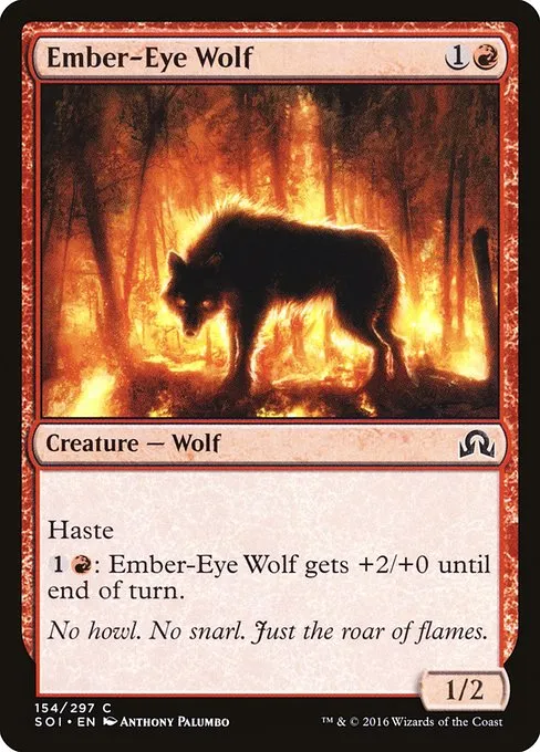 Ember-Eye Wolf · Shadows over Innistrad 154/302