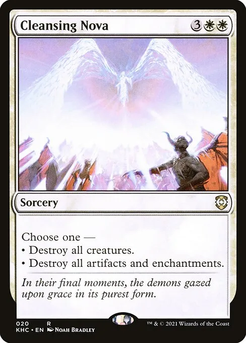 Cleansing Nova · Kaldheim Commander 20/119