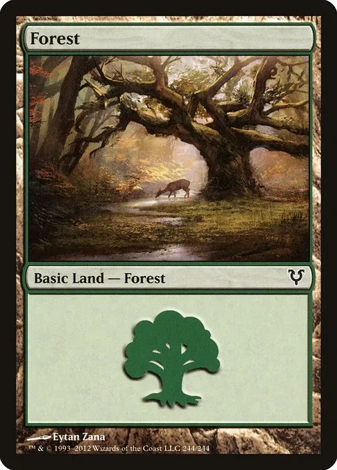 Forest · Avacyn Restored 244/244
