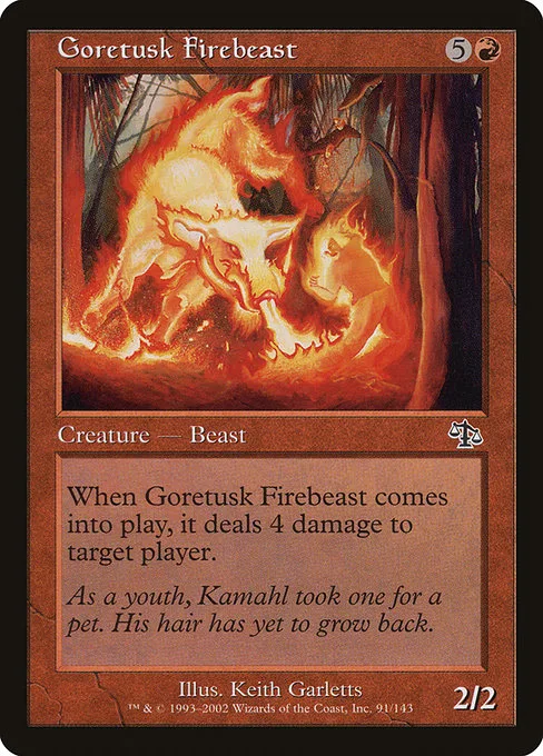 Goretusk Firebeast · Judgment 91/143