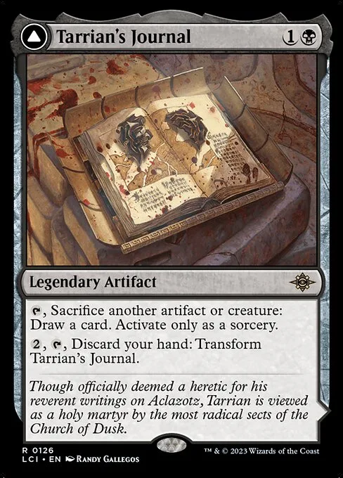 Tarrian's Journal // The Tomb of Aclazotz · The Lost Caverns of Ixalan 126/416