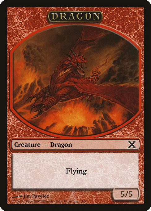 Dragon · Tenth Edition Tokens 3/6