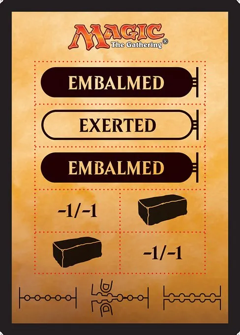 Punchcard // Punchcard · Amonkhet Tokens 26/26