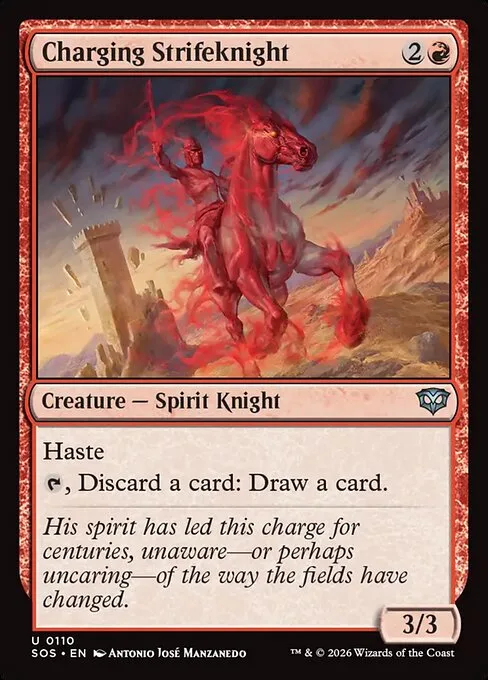 Charging Strifeknight · Secrets of Strixhaven 110/368