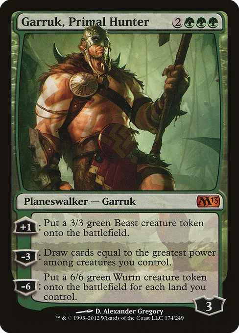 Garruk, Primal Hunter · Magic 2013 174/249