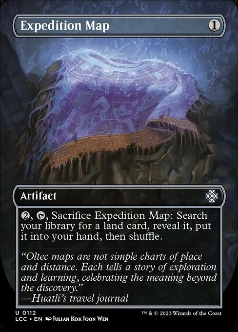 Expedition Map · The Lost Caverns of Ixalan Commander 112/370