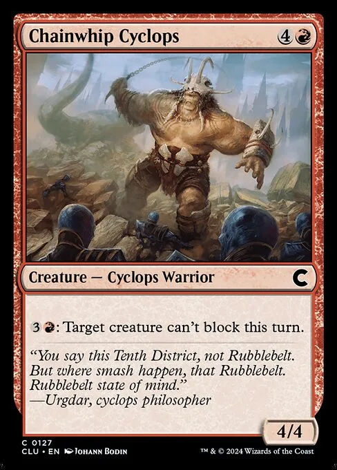 Chainwhip Cyclops · Ravnica: Clue Edition 127/284