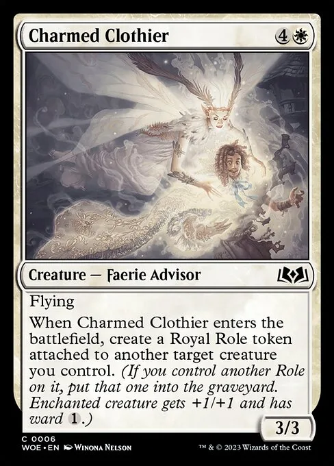 Charmed Clothier · Wilds of Eldraine 6/381