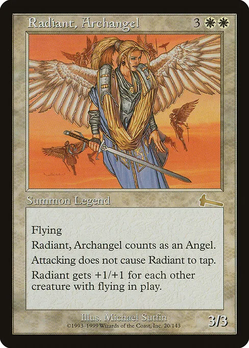 Radiant, Archangel · Urza's Legacy 20/143