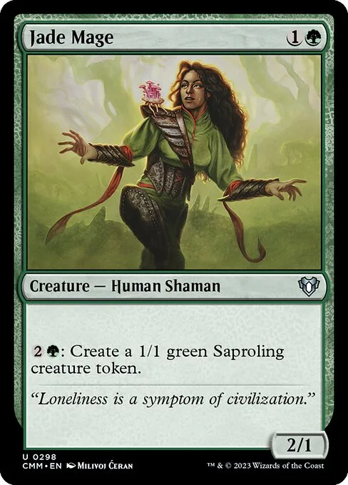 Jade Mage · Commander Masters 298/1067