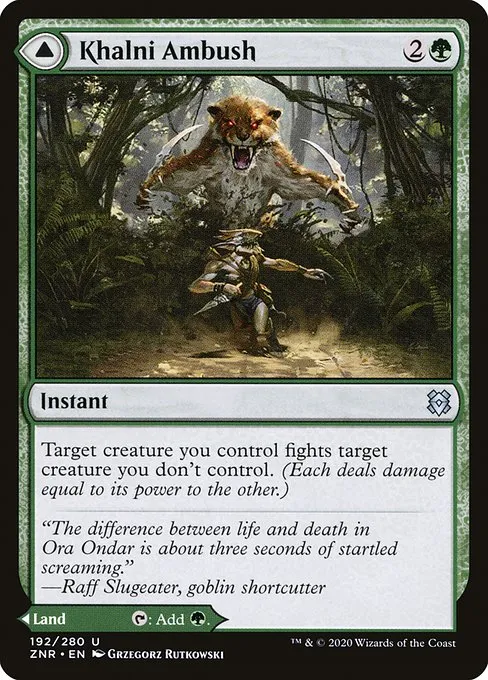 Khalni Ambush // Khalni Territory · Zendikar Rising 192/407