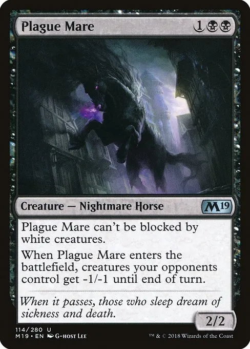 Plague Mare · Core Set 2019 114/314