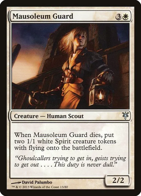 Mausoleum Guard · Duel Decks: Sorin vs. Tibalt 13/80
