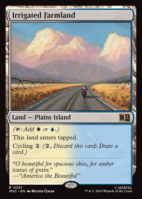 Irrigated Farmland · Marvel Super Heroes Commander 251/9