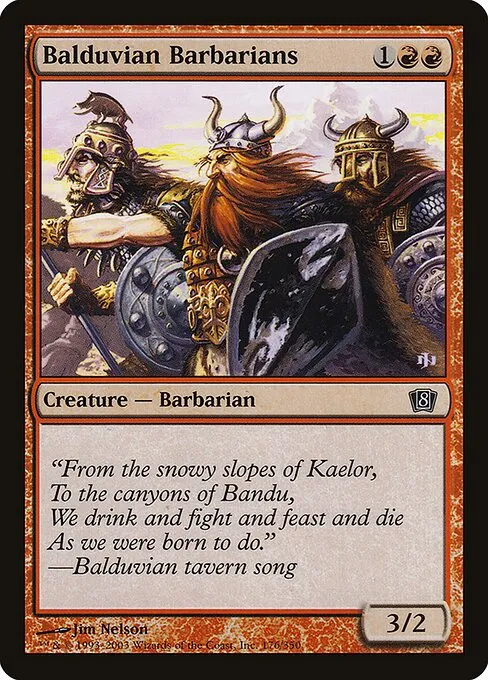 Balduvian Barbarians · Eighth Edition 176★/711