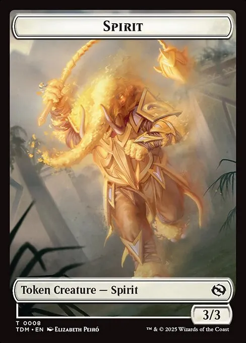 Spirit · Tarkir: Dragonstorm Tokens 8/16