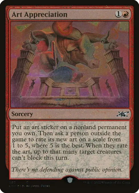Art Appreciation · Unfinity 385/639