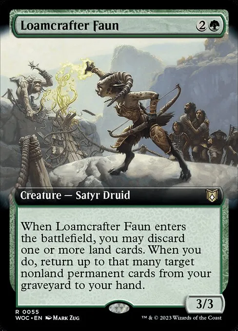 Loamcrafter Faun · Wilds of Eldraine Commander 55/173