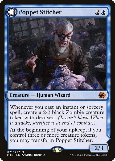 Poppet Stitcher // Poppet Factory · Innistrad: Midnight Hunt 71/399