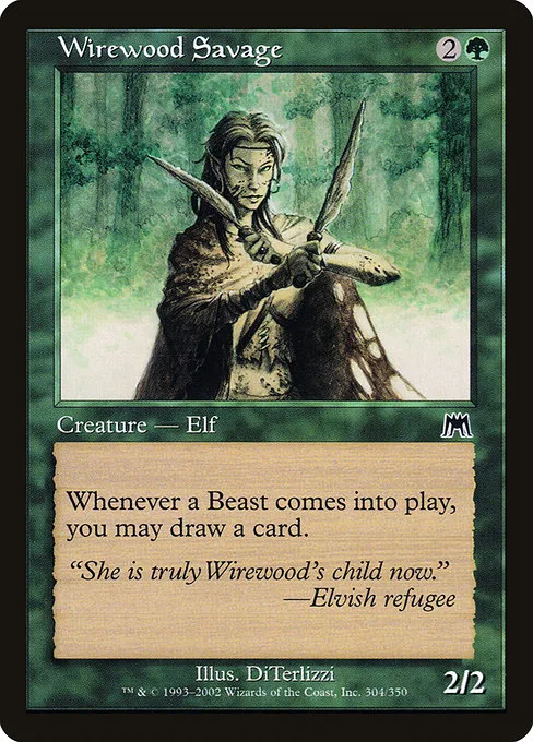 Wirewood Savage · Onslaught 304/351
