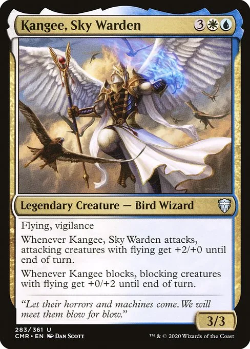 Kangee, Sky Warden · Commander Legends 283/718
