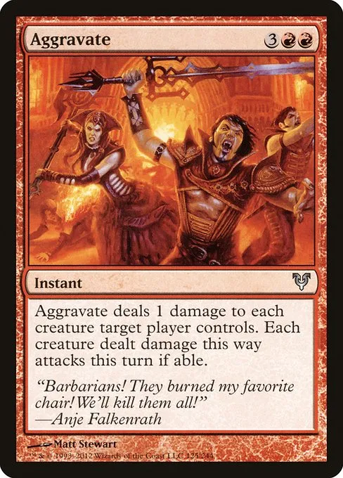 Aggravate · Avacyn Restored 125/244
