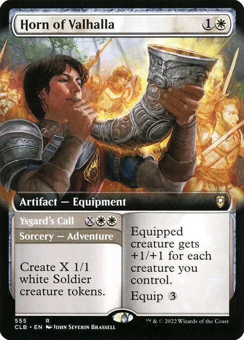 Horn of Valhalla // Ysgard's Call · Commander Legends: Battle for Baldur's Gate 555/936