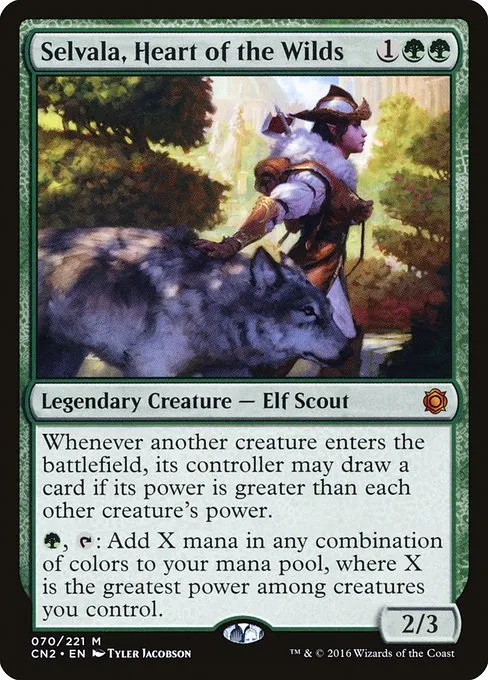 Selvala, Heart of the Wilds · Conspiracy: Take the Crown 70/222