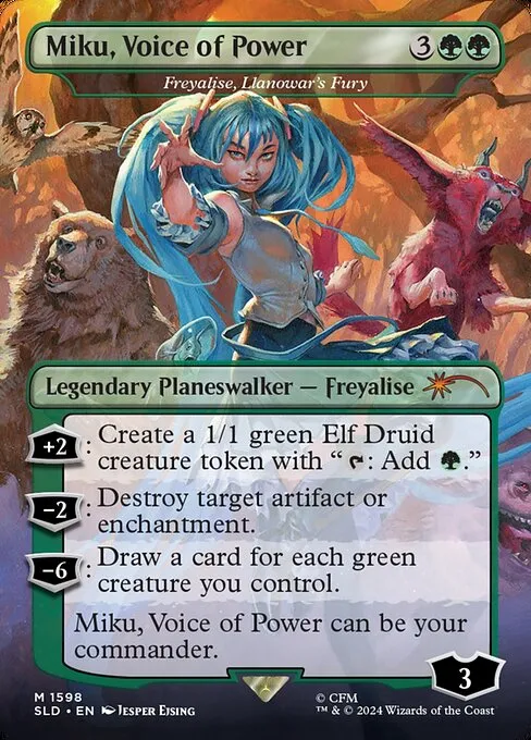 Freyalise, Llanowar's Fury · Secret Lair Drop 1598/2547