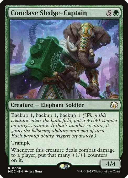 Conclave Sledge-Captain · March of the Machine Commander 36/450