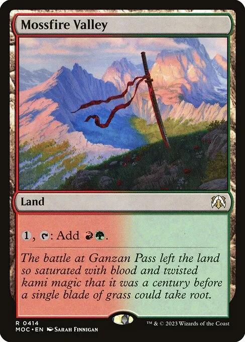 Mossfire Valley · March of the Machine Commander 414/450
