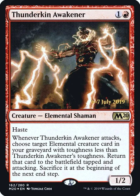Thunderkin Awakener · Core Set 2020 Promos 162s/144