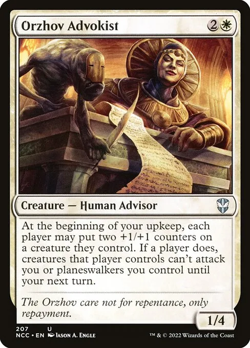 Orzhov Advokist · New Capenna Commander 207/447