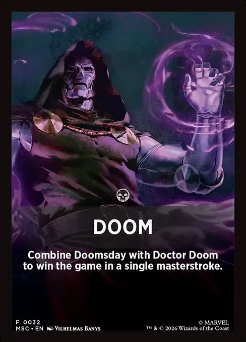 DOOM · Marvel Super Heroes Jumpstart Front Cards 32/61