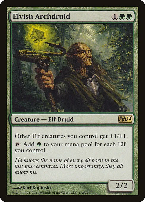 Elvish Archdruid · Magic 2012 172/249
