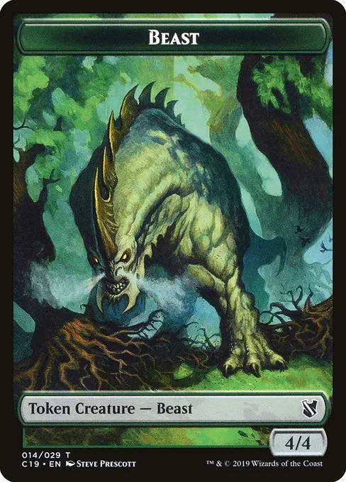 Beast · Commander 2019 Tokens 14/29