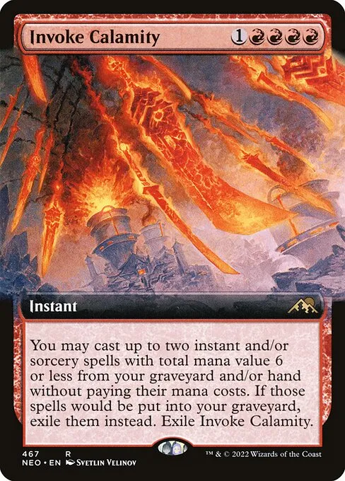 Invoke Calamity · Kamigawa: Neon Dynasty 467/531