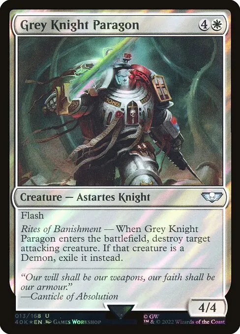 Grey Knight Paragon · Warhammer 40,000 Commander 13★/617