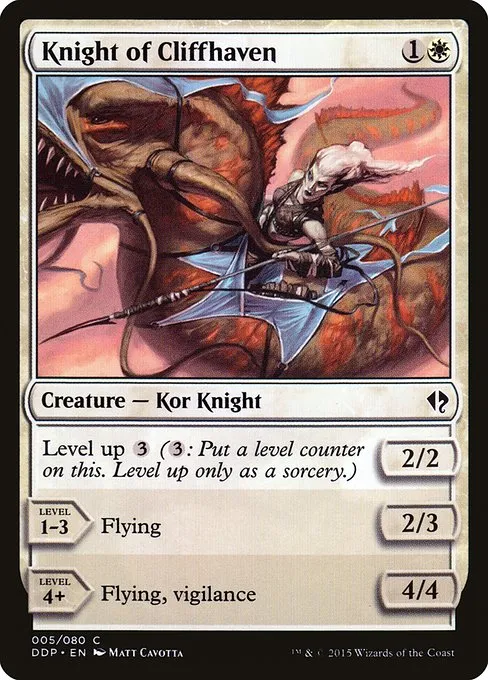 Knight of Cliffhaven · Duel Decks: Zendikar vs. Eldrazi 5/80