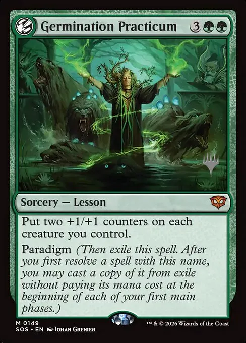 Germination Practicum · Secrets of Strixhaven Promos 149p/80