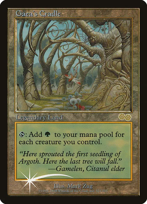 Gaea's Cradle · Judge Gift Cards 1998 3/3