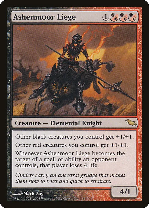 Ashenmoor Liege · Shadowmoor 181/302