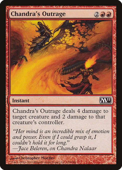 Chandra's Outrage · Magic 2011 128/249