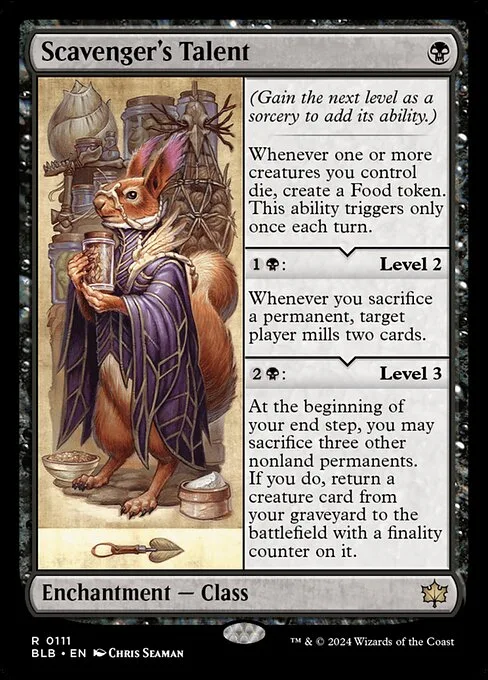 Scavenger's Talent · Bloomburrow 111/398