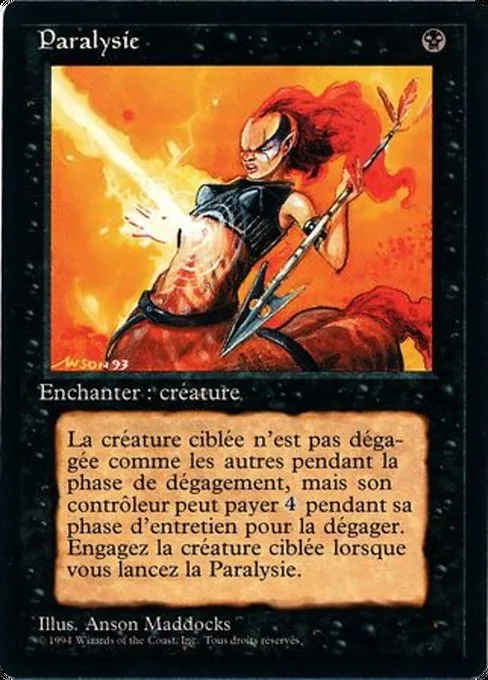 Paralyze · Foreign Black Border 121/307