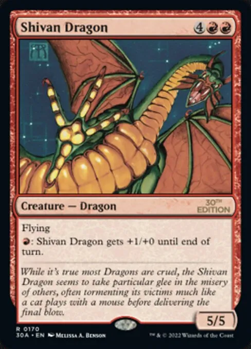 Shivan Dragon · 30th Anniversary Edition 170/594